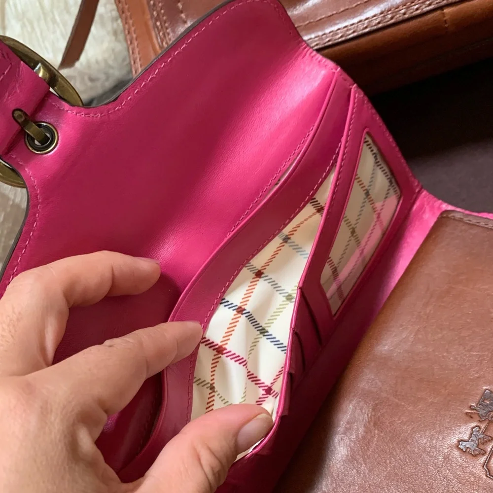 Coach Large Bleecker Burnished Leather British Tan Shoulder Bag - Picture 14 of 16